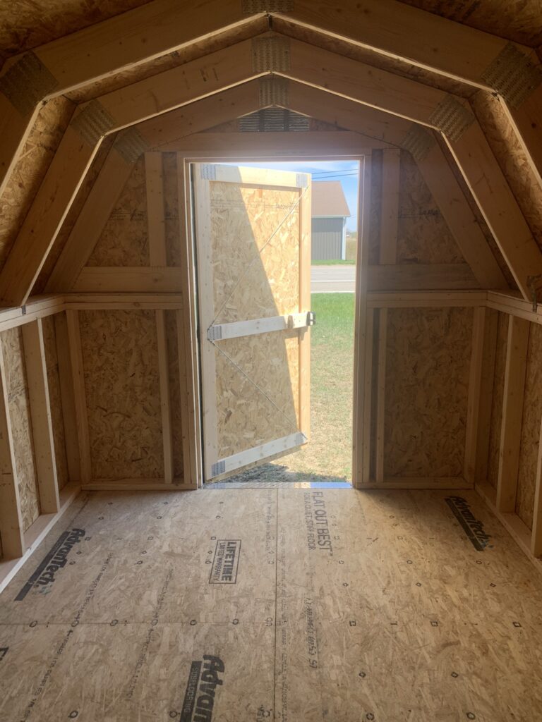 8x12 mini barn