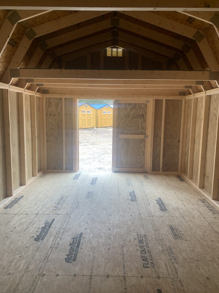 12x20 lofted barn