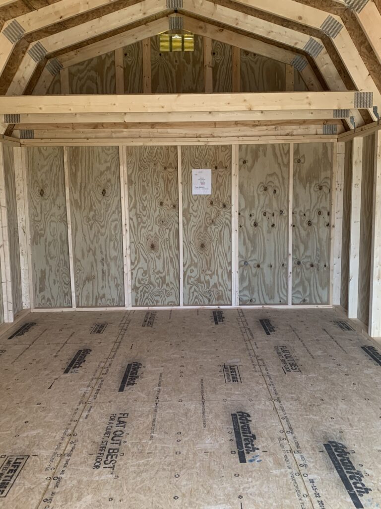 12x20 Lofted barn