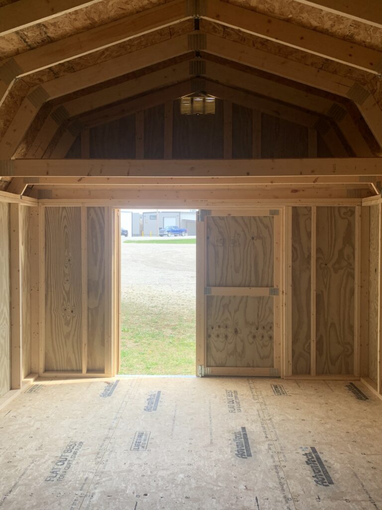 12x20 Lofted barn