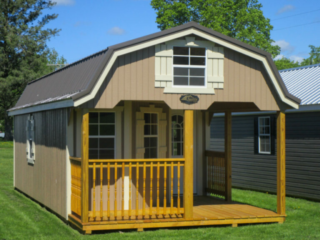 12x30 deluxe bayfront lofted cabin for sale