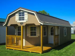 12x30 deluxe bayfront lofted cabin for sale in michigan