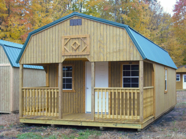 14x28 lofted cabin