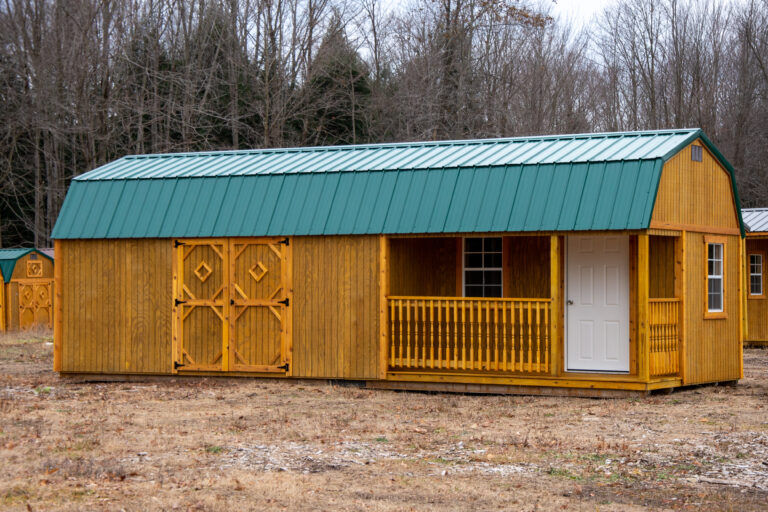 side lofted cabin
