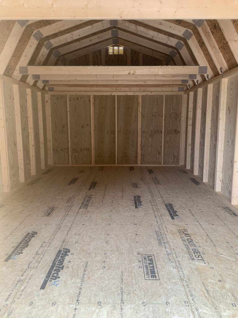 12x20 lofted barn