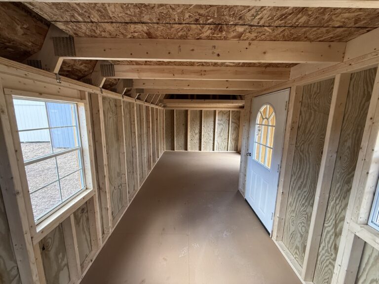 12x24 Deluxe Side Lofted