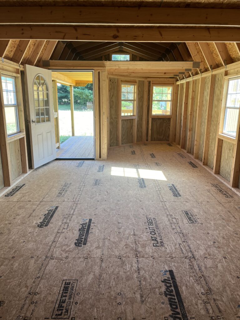 12x32 Bayfront lofted cabin