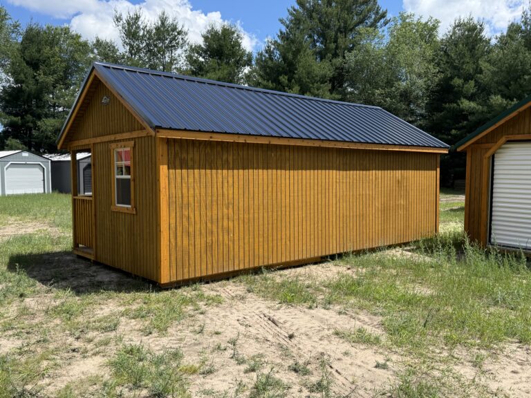 12 x 24 Deluxe Side Porch