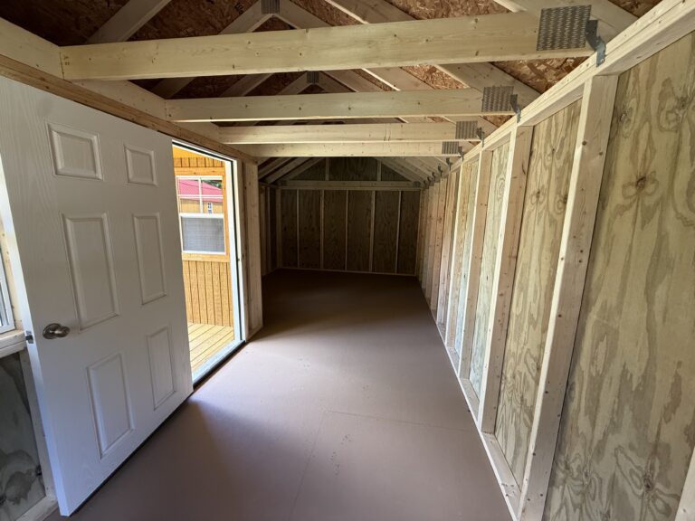 12 x 24 Deluxe Side Porch