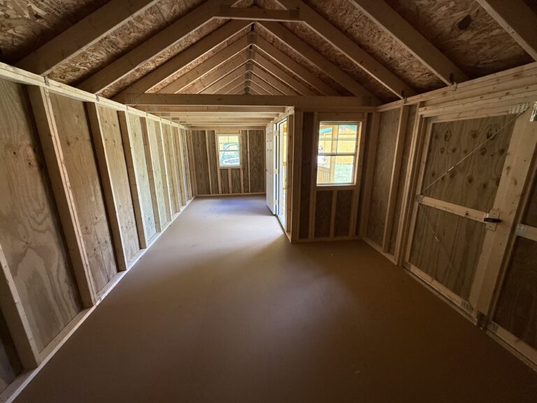 12 x 24 Deluxe Side Porch