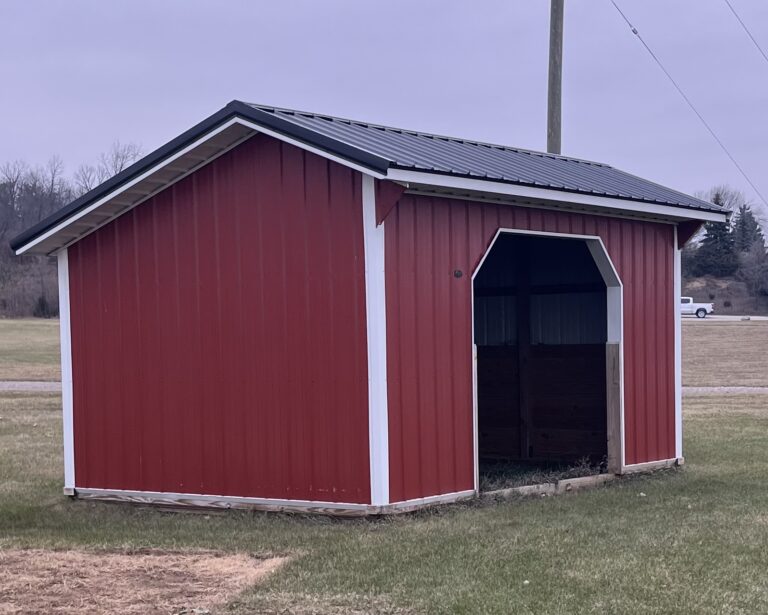12x16 deluxe horse barn