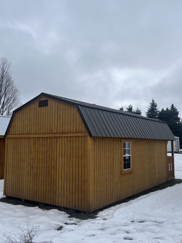 12x24 Bayfront lofted cabin