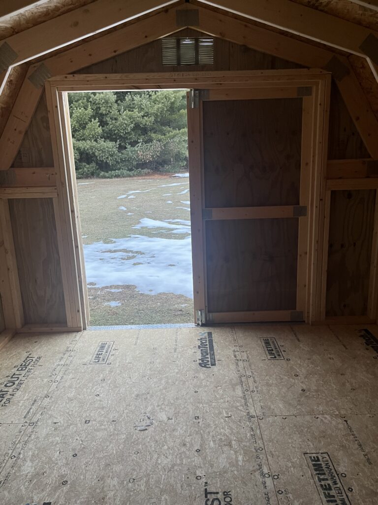 10x12 mini barn