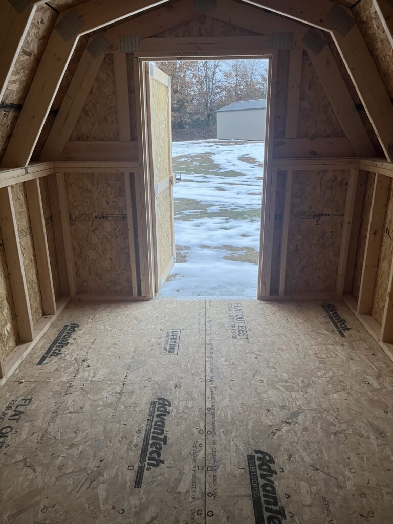 8x12 mini barn