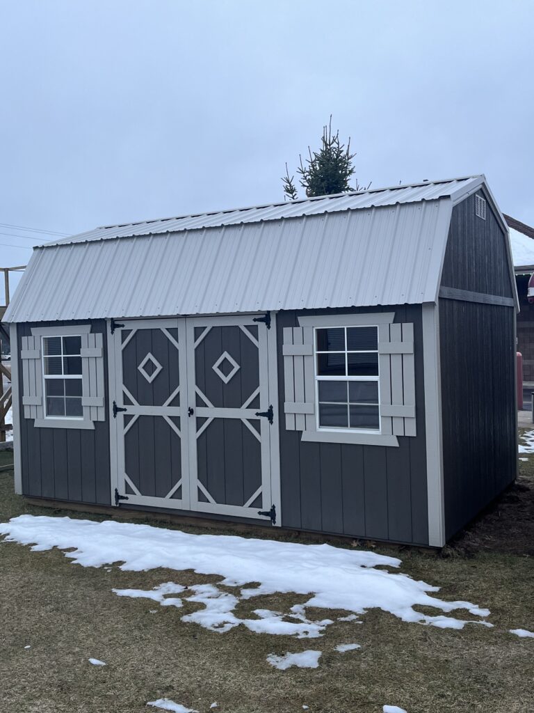 10x16 Lofted Garden shed