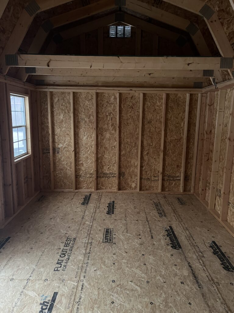 10x16 Lofted Garden shed