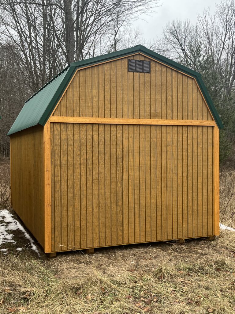 10x16 Lofted garden shed