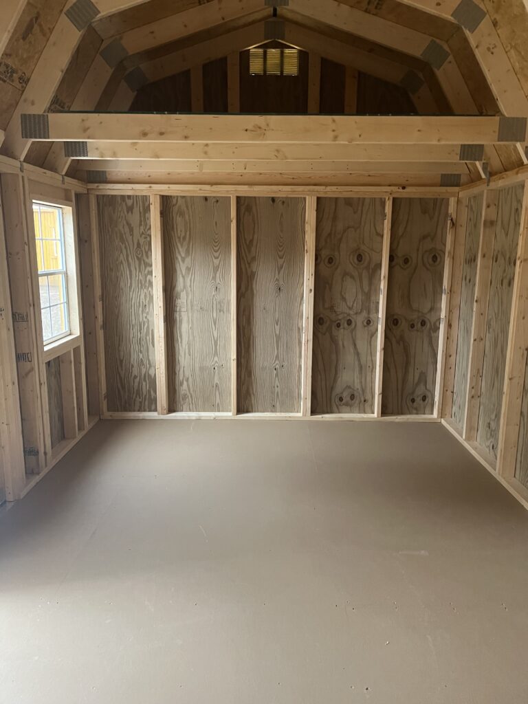 10x16 Lofted garden shed