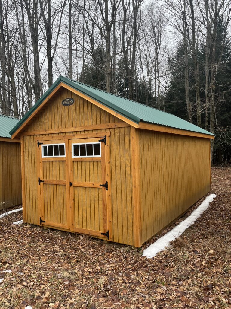 10x20 deluxe garden shed