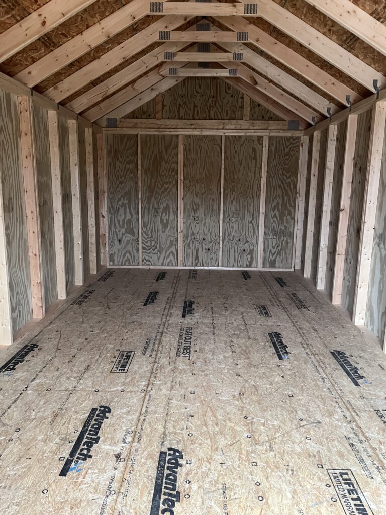 10x20 deluxe garden shed