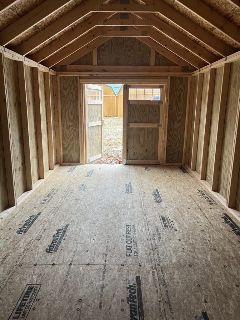 10x20 deluxe garden shed