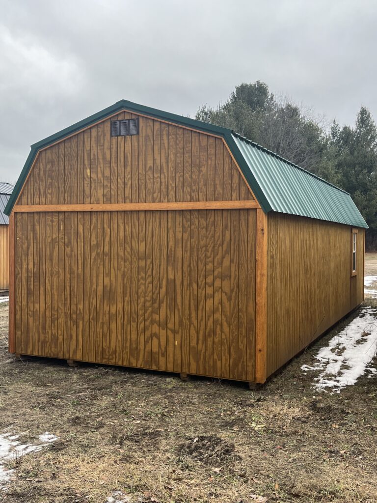 12x30 side lofted cabin