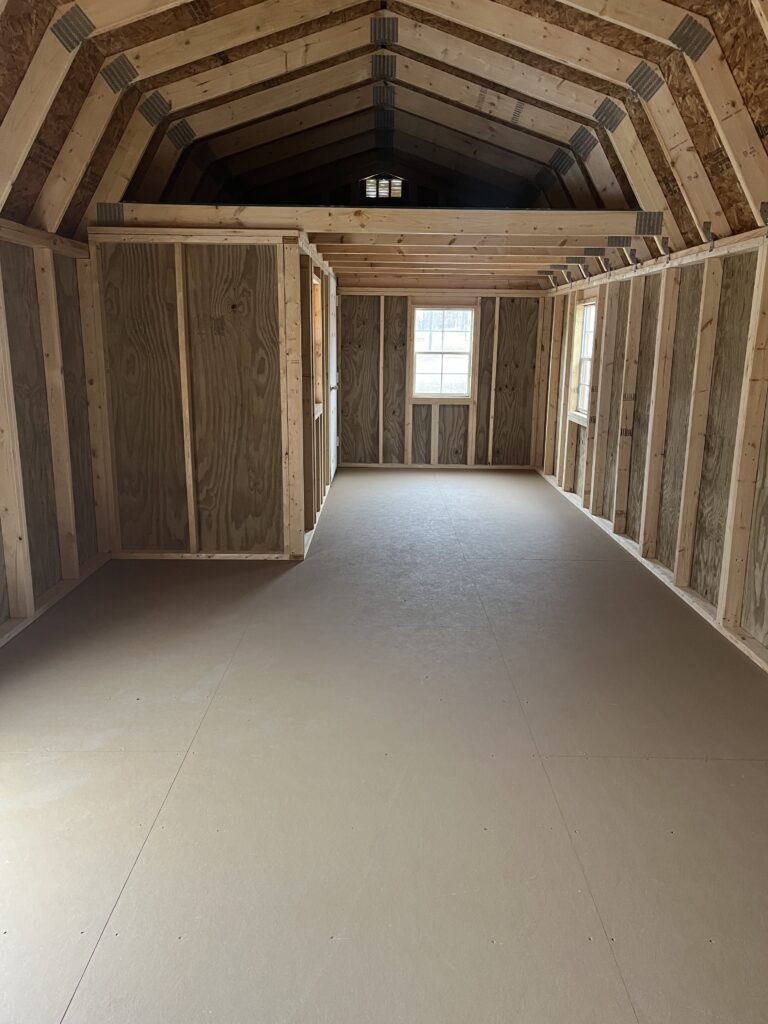 12x30 side lofted cabin