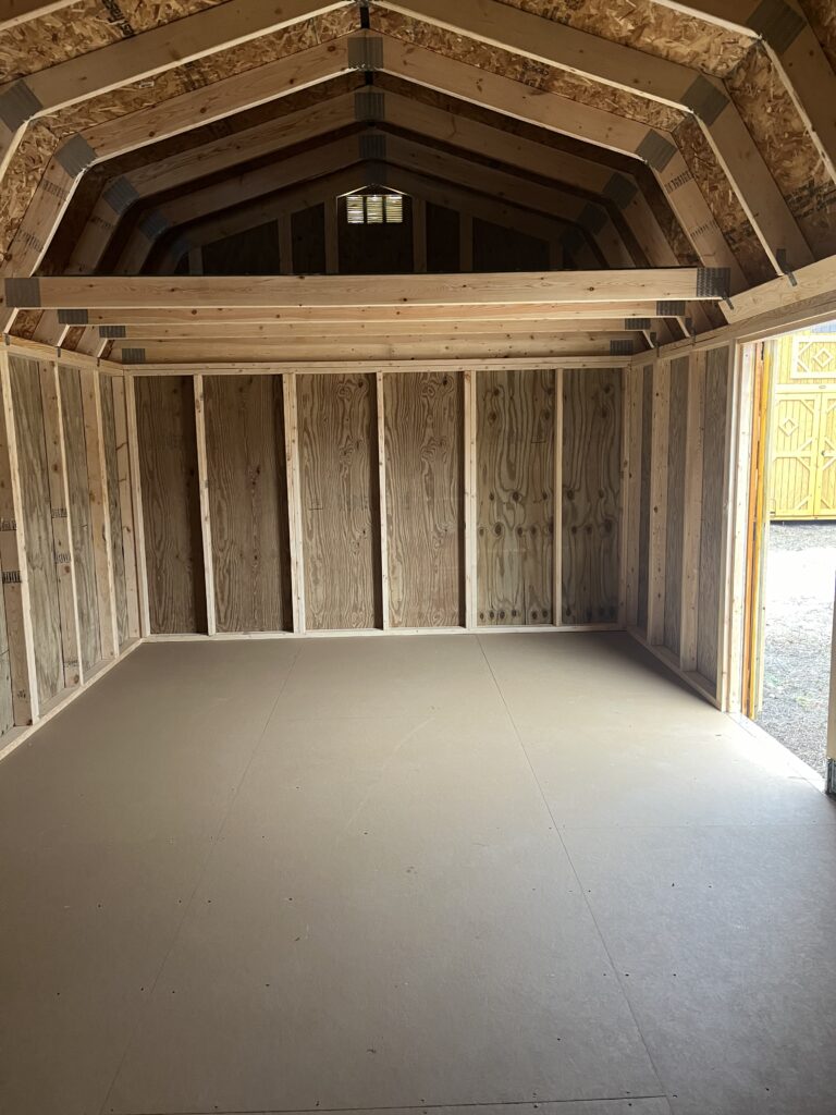 12x30 side lofted cabin