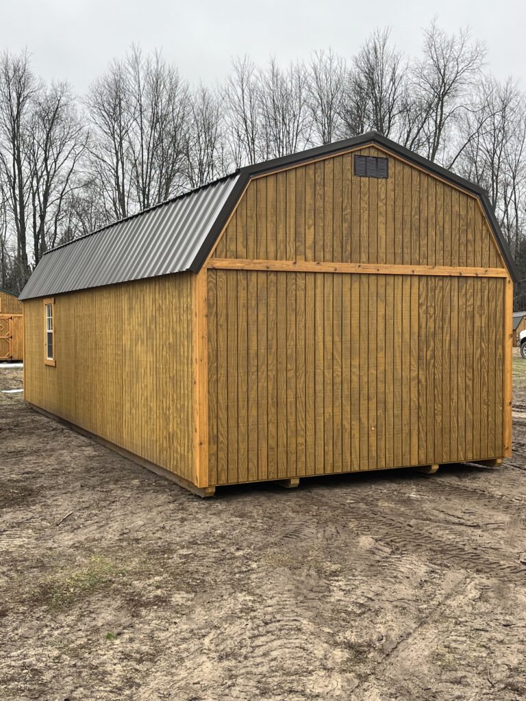 12x30 Side lofted cabin