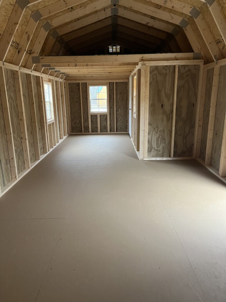 12x30 Side lofted cabin
