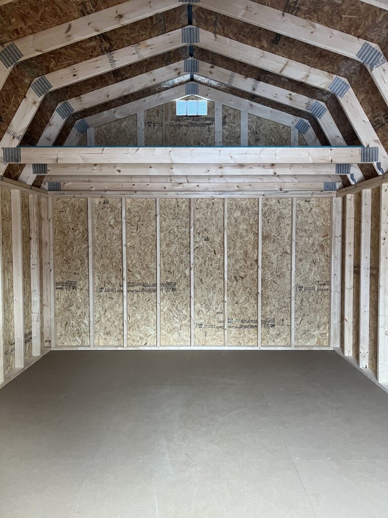 12x16 lofted barn
