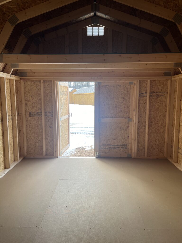 12x16 lofted barn