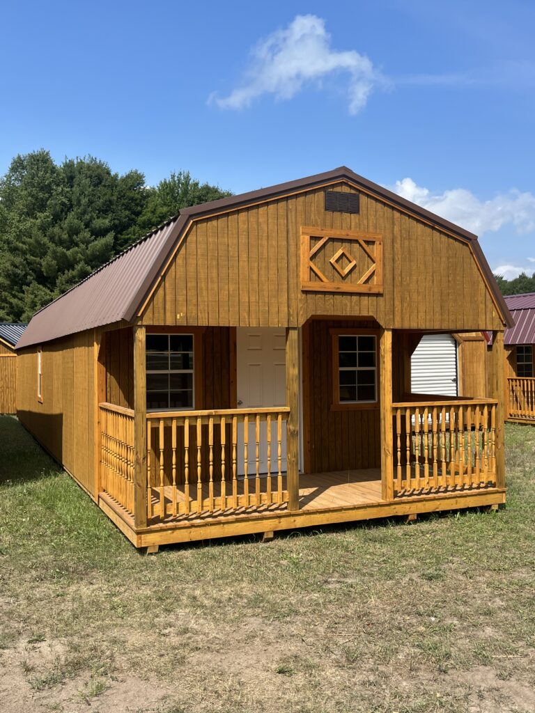 14x48 lofted cabin