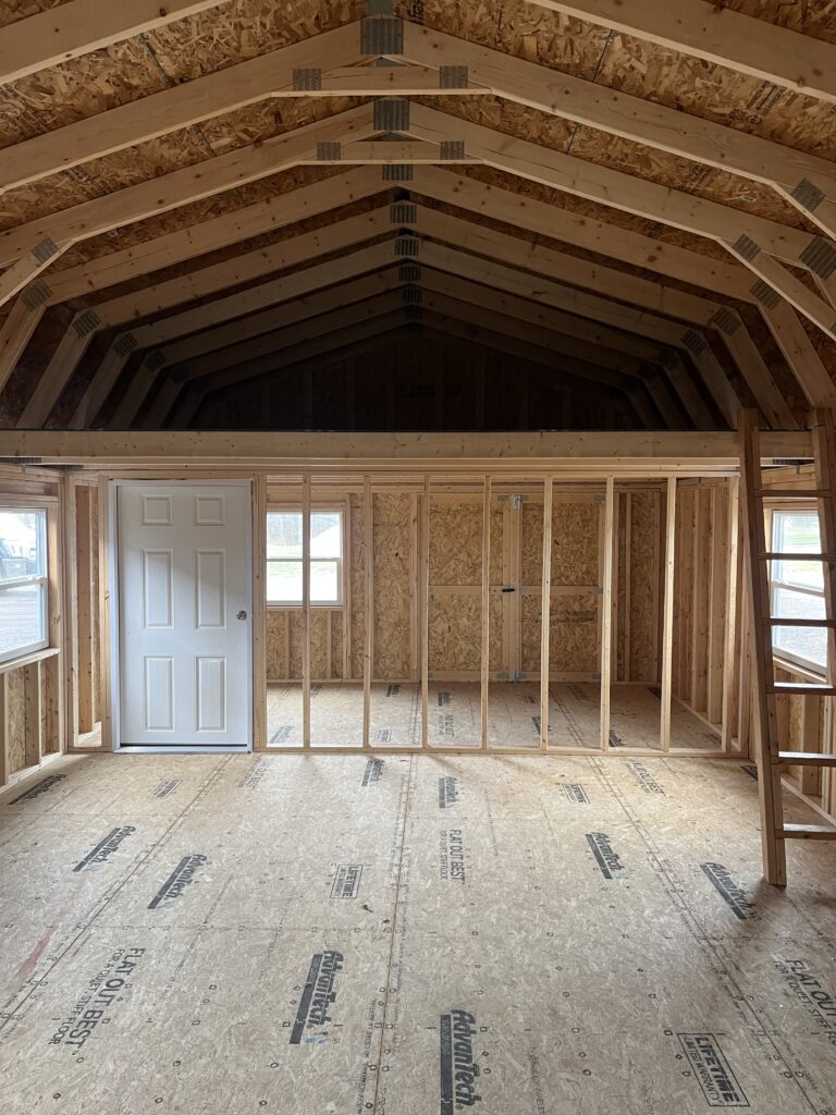 16x48 Lofted barn
