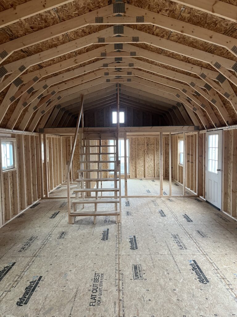 16x48 Lofted barn