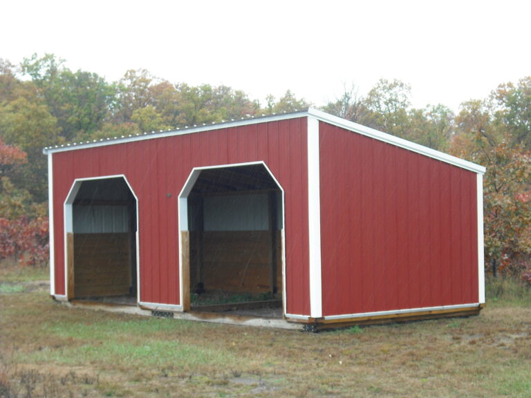 quality build horse shelter
