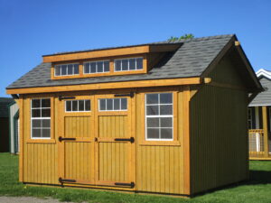 10x14 deluxe garden shed