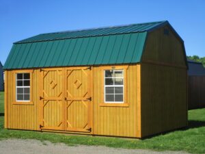 12x16 lofted garden shed
