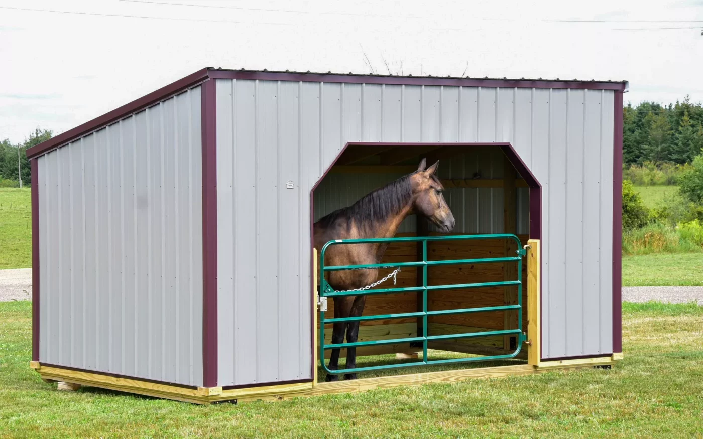 cheap lean to horse shelter for sale in millington michigan