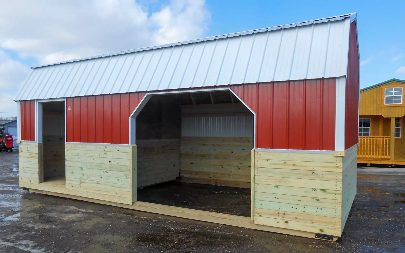 Lofted Horse And Tack Barns For Sale In Sears, Michigan