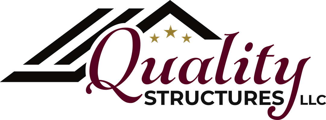 quality structures michigan sheds logo