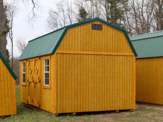 10x16 lofted garden shed in michigan