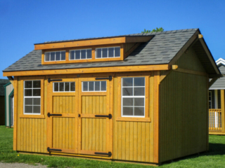 10x14 deluxe garden shed