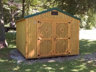 backyard garden shed clair michigan