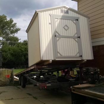 garden shed delivery michigan