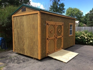 wood garden storage shed in michigan
